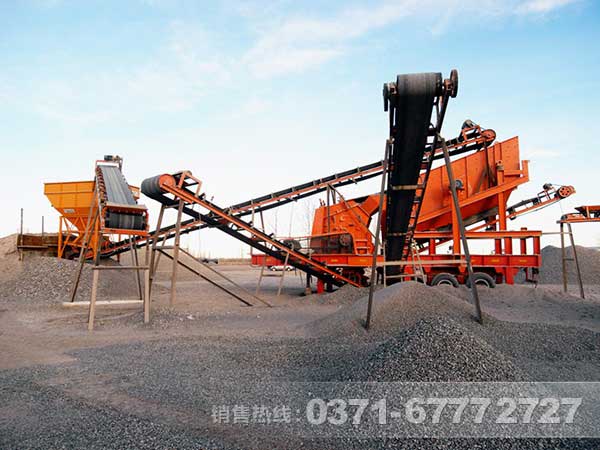 时产150t移动建筑垃圾处理生产线工艺流程