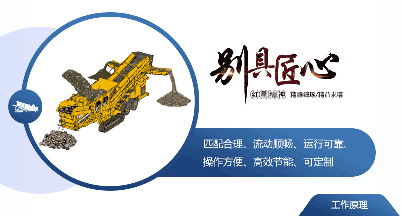 移动式石头破碎机工作原理