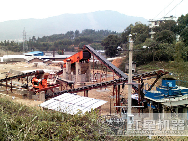 石灰岩骨料生产线
