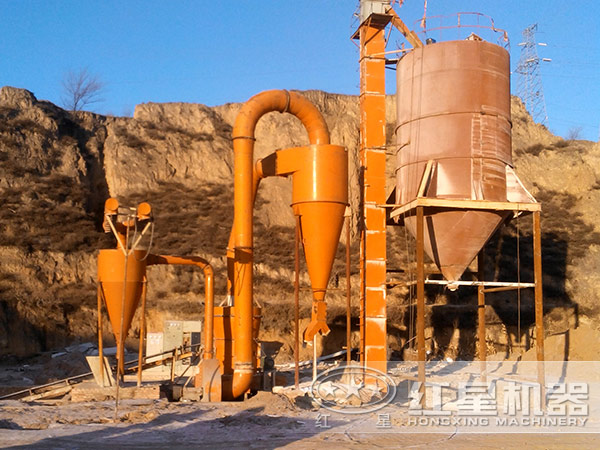 山东800目重钙粉加工现场