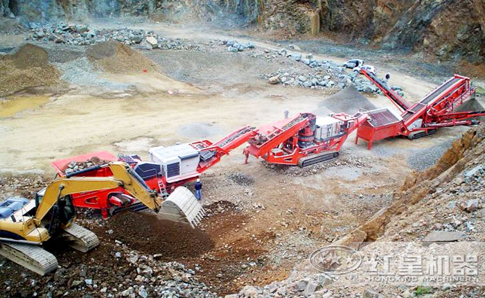 河南郑州某建筑垃圾处理现场