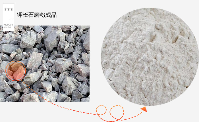 钾长石磨粉成品