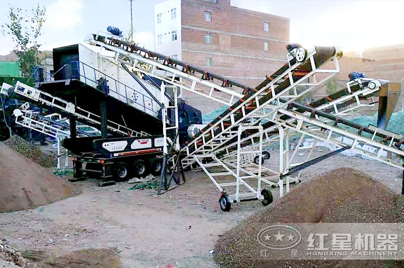 车载移动建筑垃圾粉碎机