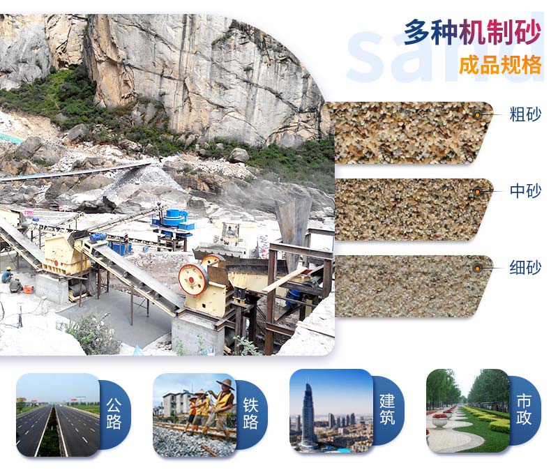 鹅卵石制砂成品规格多