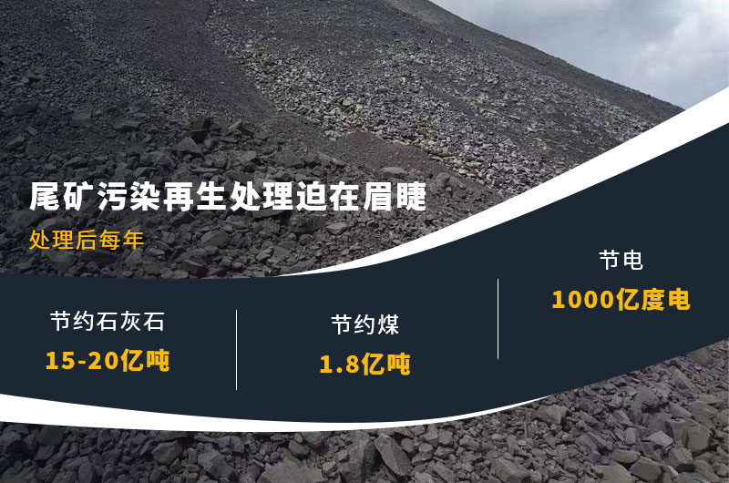 大量矿山废石污染环境，再生利用可获得更高收益