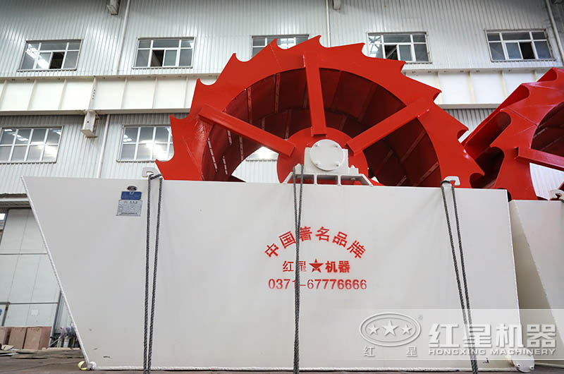 小型洗砂机发往客户现场