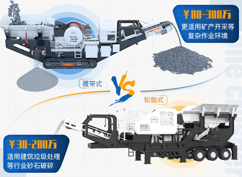 履带式移动破与轮胎式移动破价格对比