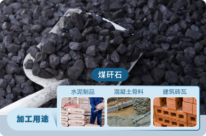 煤矸石破碎后用途多样