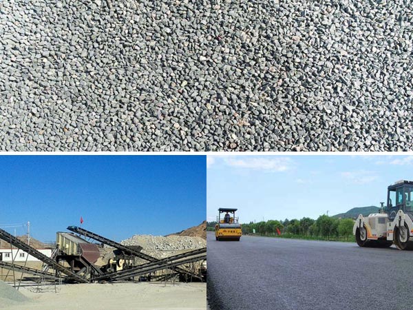 公路破碎机破碎现场
