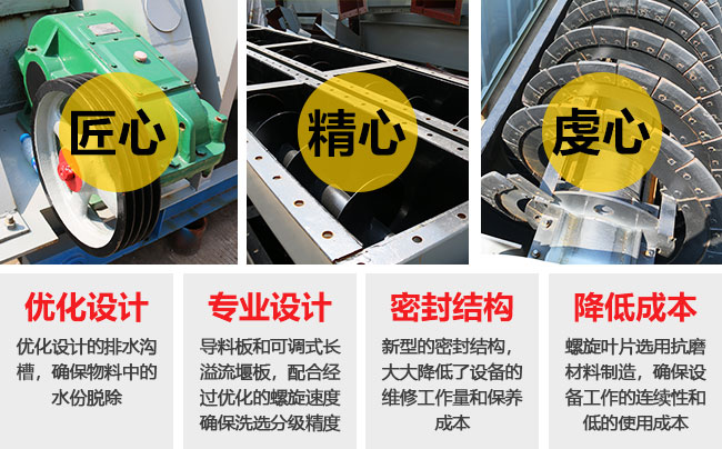 砂石洗选机性能优势