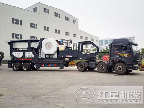 时产40-400吨移动式建筑垃圾破碎机