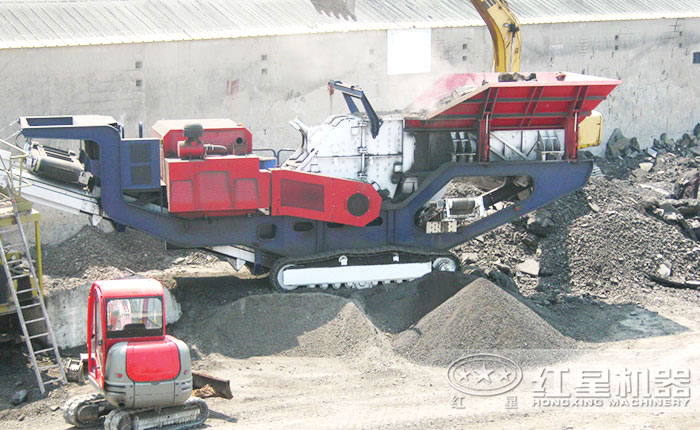时产200-300吨城市建筑垃圾处理设备可实现自动筛分作业