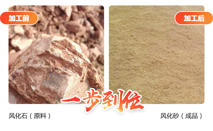 时产500吨全套风化石破碎制砂生产线，从石到砂，一步到位！