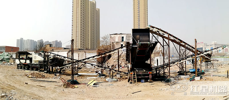 车载建筑垃圾粉碎机-建筑废弃物资源化利用的另一个“加速器”