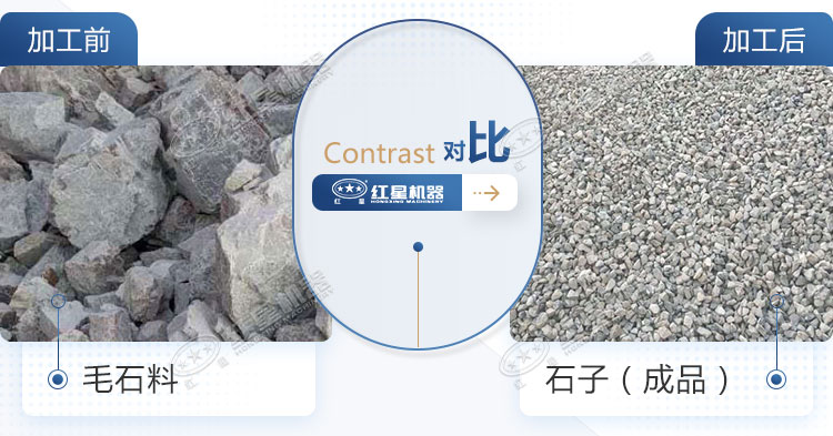 把毛石料打成碎石用什么设备？一小时100吨的多少钱