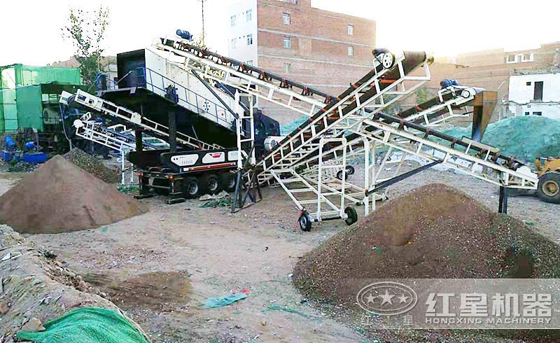 西安建筑垃圾处理现场