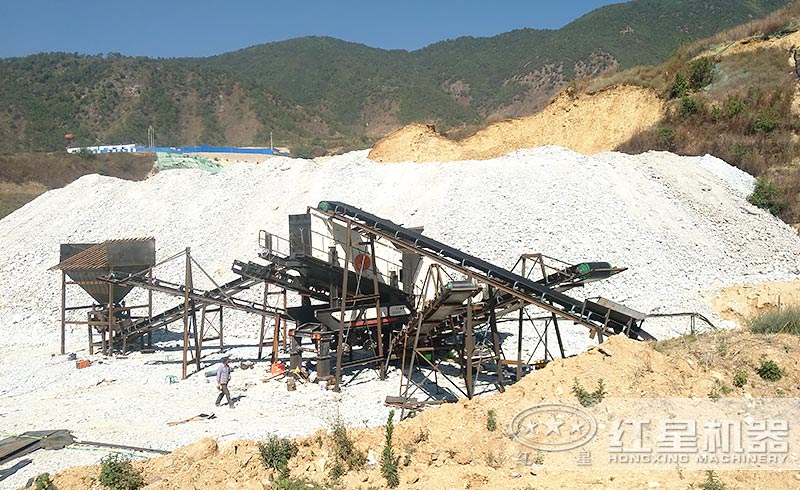 制砂碎石一体机加工现场实拍