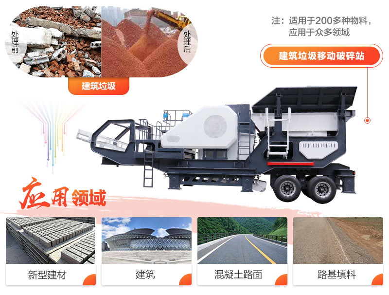 建筑拆除废料回收利用机器-一堆又一堆的垃圾轻松变成“宝”