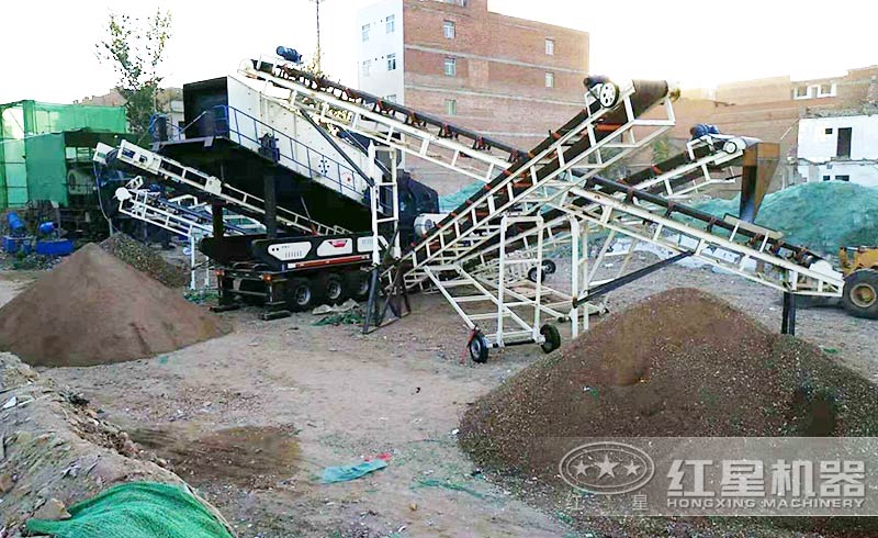 轻松化解尴尬的10%，建筑垃圾处理移动破碎站来助力