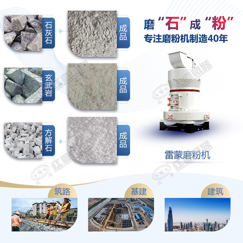 雷蒙磨粉机用途广泛