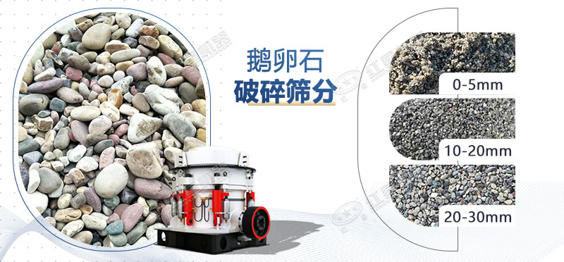 破碎鹅卵石用什么破碎机效果好，价格大概多少钱？
