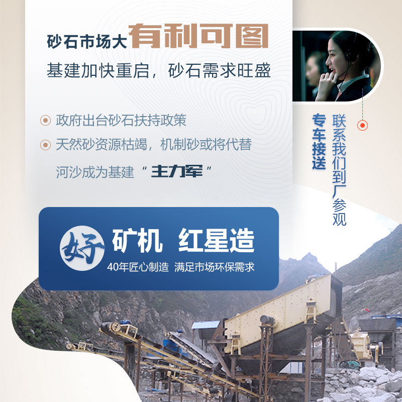 开个小型机制砂厂大致投入多少钱？需要哪些设备