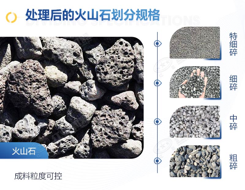 火山石破碎成砂用什么设备好