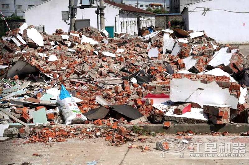 建筑垃圾怎么处理？宜昌百万吨建筑垃圾处理模版来了