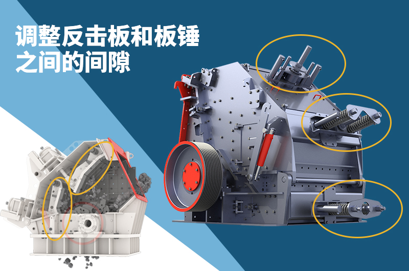 反击式破碎机出料粒度可调吗？反击破机口大小调整方法