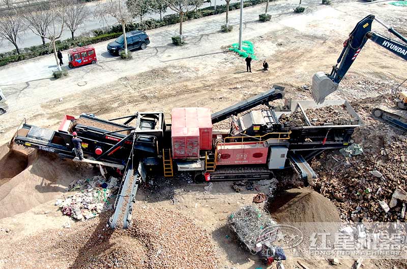 奔赴西安！欧亿5履带式移动破碎机助力“无废城市”建设