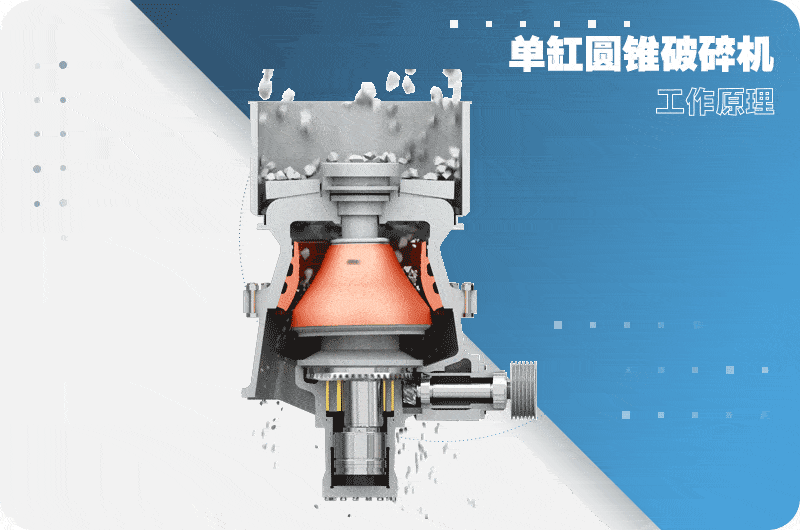 圆锥破碎机工作原理